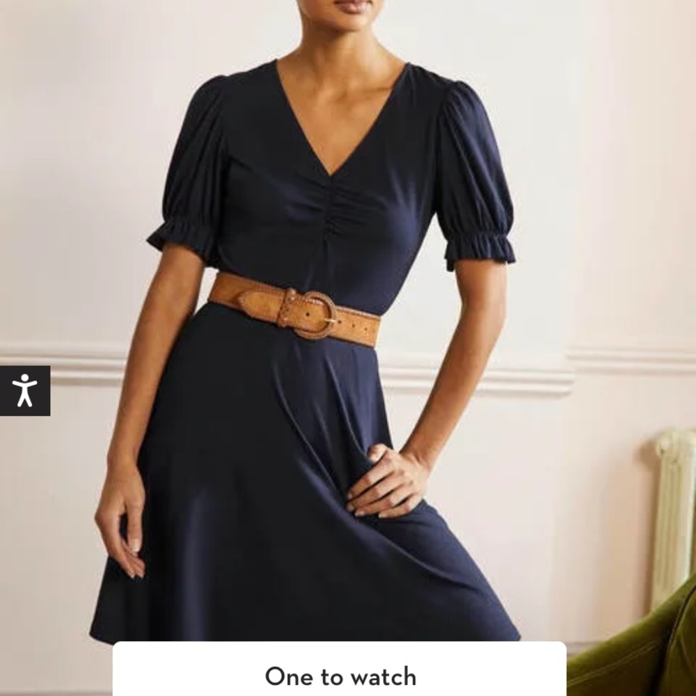 Boden v neck jersey dress